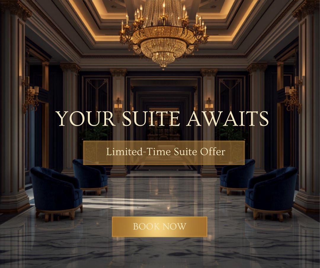 The Azure Retreat campaign creative
