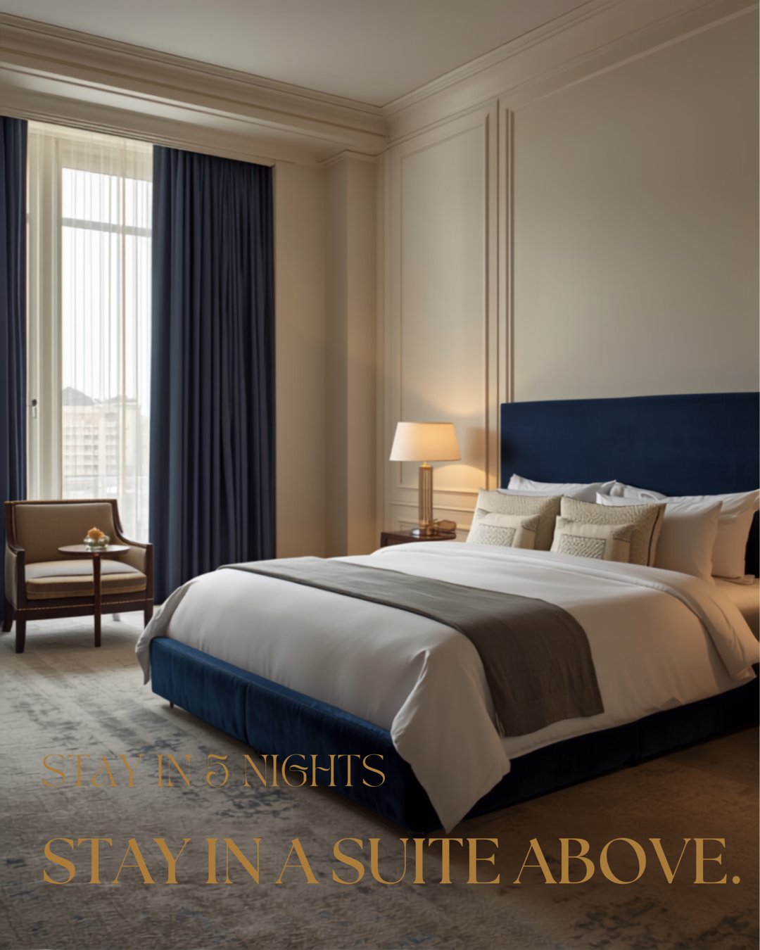 The Azure Retreat campaign creative